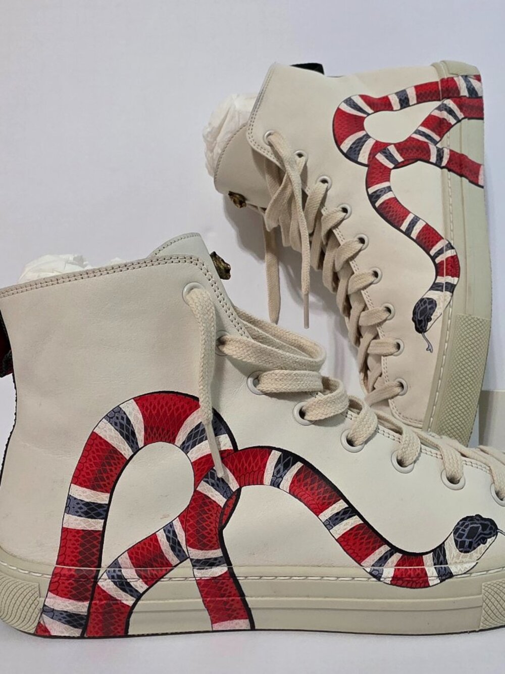 Authentic Gucci High Top Sneakers